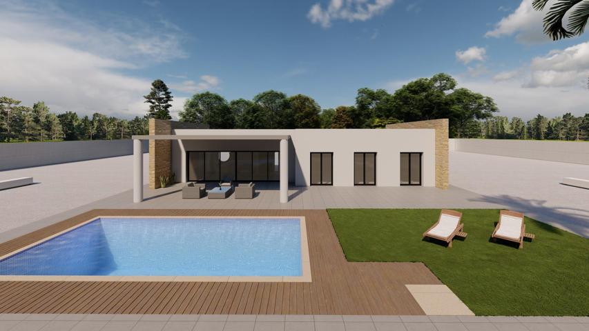 ☀️ Villa moderna de nueva construcción en parcela rústica con piscina en Pinoso, Alicante – ¡Solo 4 photo 0