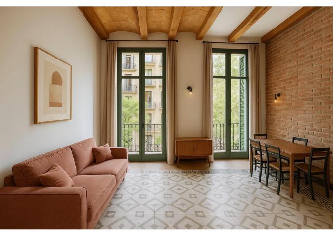 Piso con encanto en venta con inquilinos – Calle Carders – Techos altos y balcones photo 0