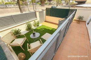 Planta baja a estrenar con jardín y terrazas 3ª línea de mar Can Toni photo 0