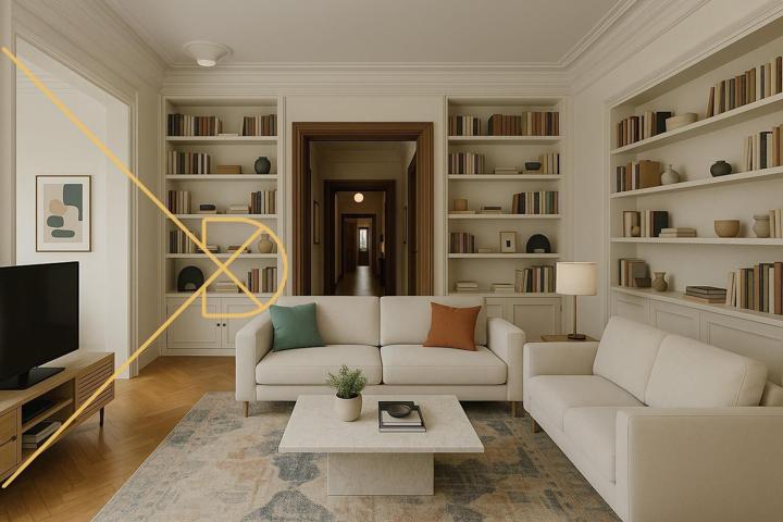 Piso de 260 m2 en finca modernista con techo altos. Quedrat d'Or. photo 0