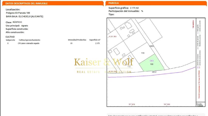 Parcela Rústica en Las Bayas photo 0