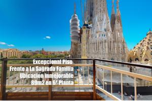 Piso único frente a la Sagrada Familia, con vistas directas al templo photo 0