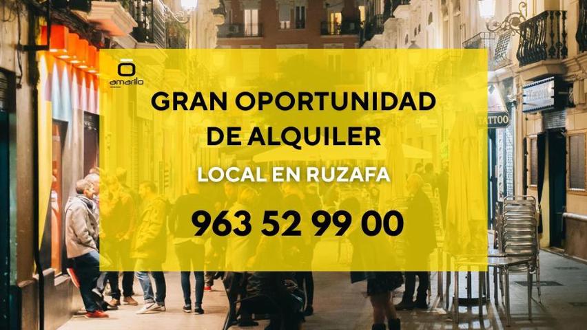 LOCAL ALQULER EN EL CORAZÓN DE RUZAFA photo 0