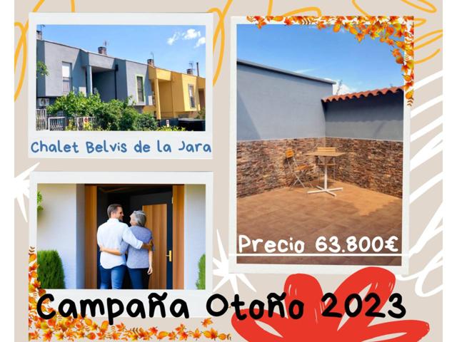 Castro Inmobiliaria vende chalet en Belvís de la Jara Avenida Castilla La Mancha 3 dormitorios 1 baño y aseo, 2 patios photo 0