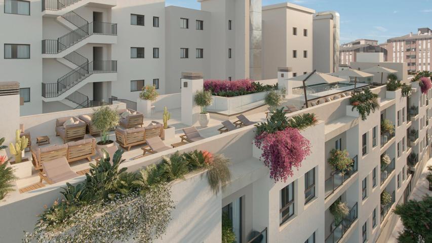 APARTAMENTOS DE OBRA NUEVA EN MÁLAGA A 550 METROS PLAYA HUELIN photo 0