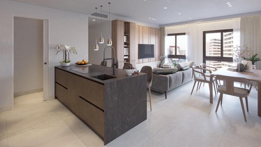 APARTAMENTOS DE OBRA NUEVA EN MÁLAGA A 550 METROS PLAYA HUELIN photo 0