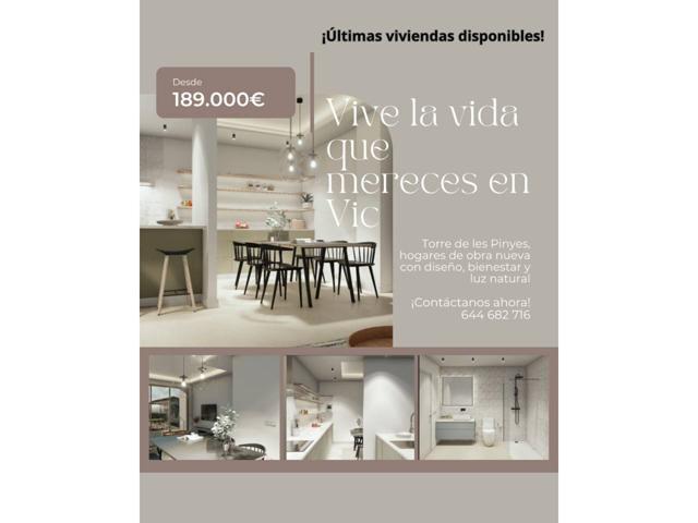 Tu nuevo hogar en Vic te espera, 4 pisos a estrenar con espacios amplios y todas las comodidades photo 0