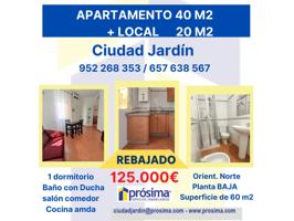 Prósima vende en exclusiva vivienda de 40m2 + local de 20m2 en Ciudad Jardín!!! photo 0