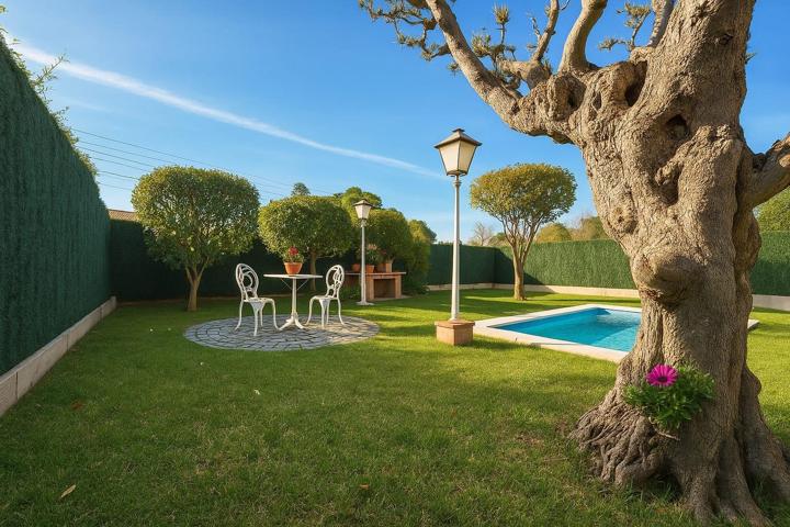 Exclusiva casa esquinera con amplio jardín y vistas al mar photo 0