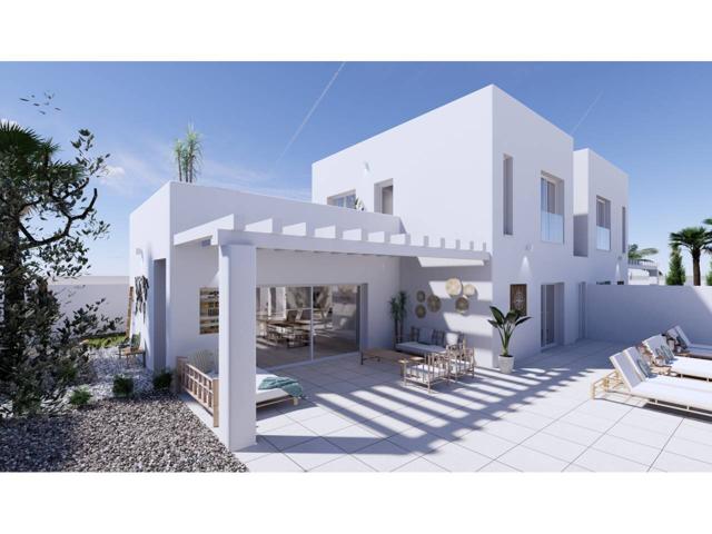 Dos villas adosadas estilo ibicenco en venta en Moraira photo 0