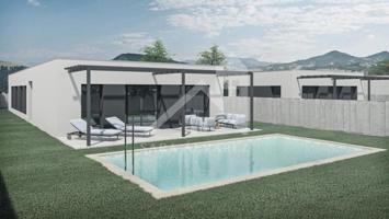 SE VENDE TERRENO CON PROYECTO DE CASA DE DISEÑO MODERNO DE UNA SOLA PLANTA EN EL ENTORNO DE LA CIUDAD DE  PONTEVEDRA. photo 0