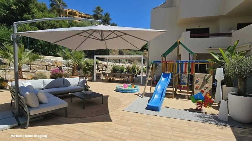Exclusivo apartamento con jardín privado en venta en Selwo – Urbanización Ribera Luar, Estepona photo 0