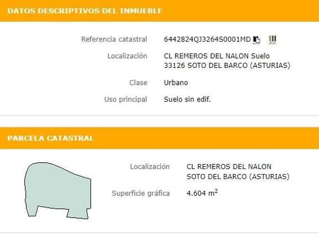 Terreno en venta en Soto del Barco de 4604 m2 photo 0