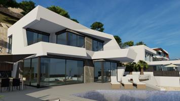 Impresionante villa nueva de 4 dormitorios y 5 baños en Calpe, España con magníficas vistas al mar photo 0