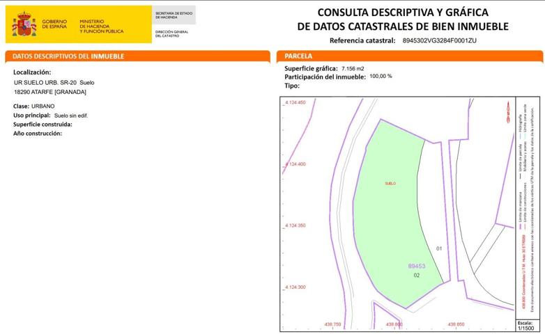 Terreno en venta en ATARFE de 7155 m2 photo 0