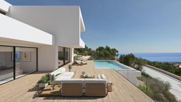 Villa lujosa de arquitectura moderna con vistas panoramicas al mar photo 0
