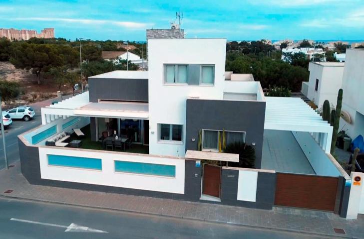 Villa con Piscina y Solarium - Mil Palmeras, Alicante photo 0