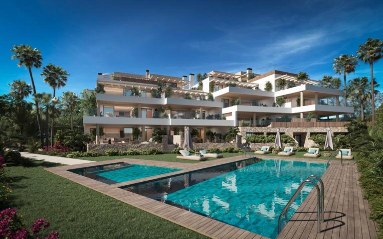 Bajo con piscina privada, jardín y espectaculares vistas al mar en Cabopino photo 0