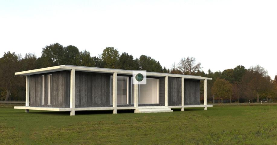 Chalet de diseño en planta baja con amplia parcela en Oleiros photo 0