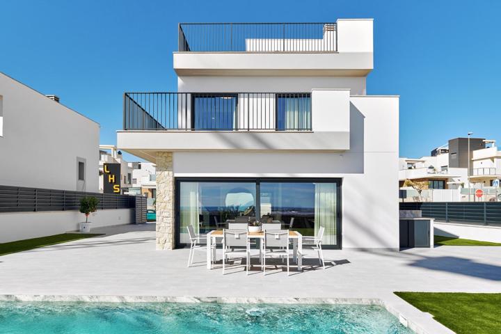 PRECIOSA VILLA DE OBRA NUEVA EN SAN MIGUEL DE SALINAS, ALICANTE COSTA BLANCA SUR photo 0