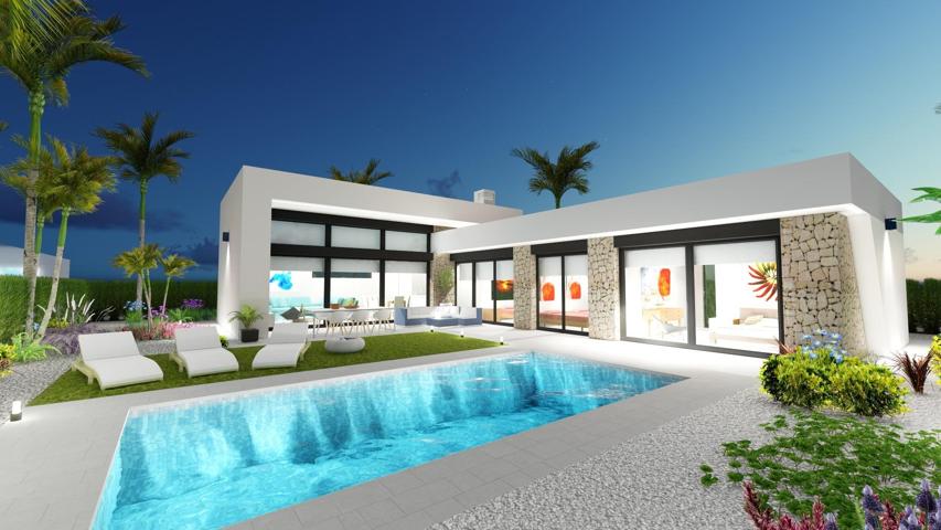 Modernas villas independientes en una planta con piscina privada photo 0