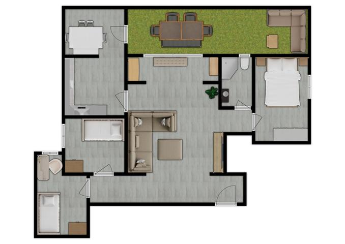 Piso con REFORMA A ESTRENAR de 3 habitaciones y patio de uso y disfrute photo 0