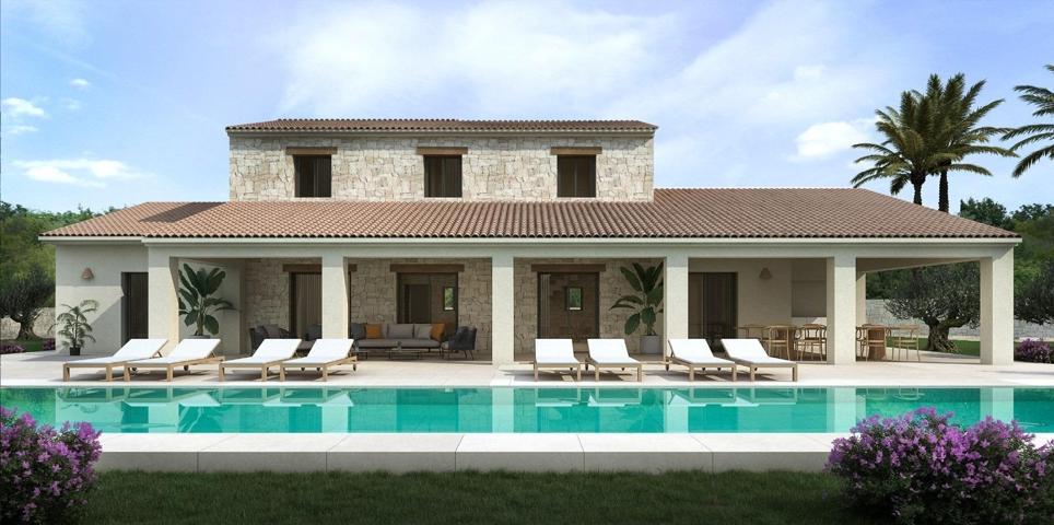 Proyecto de chalet rústico moderno, en Moraira, zona Benimeit. photo 0