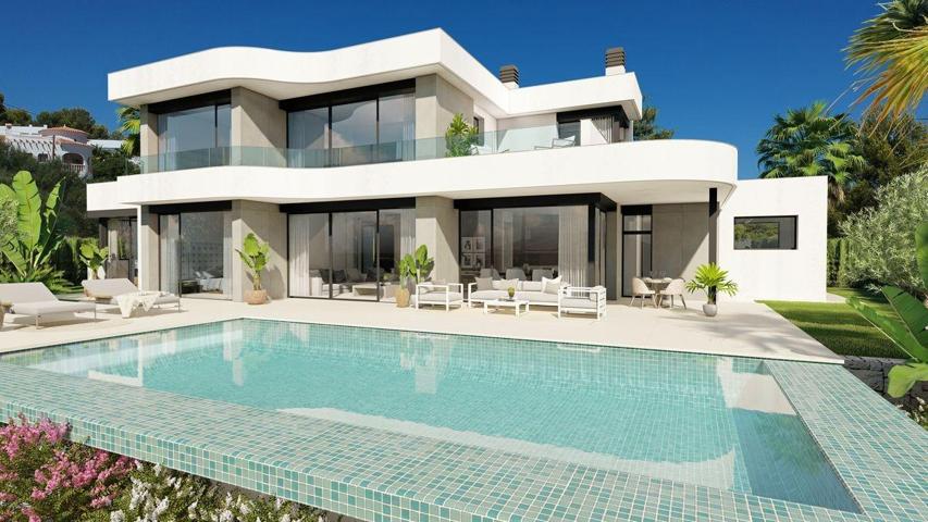 Villa Moderna de 4 Dormitorios con vistas al mar en Teulada, Costa Blanca photo 0