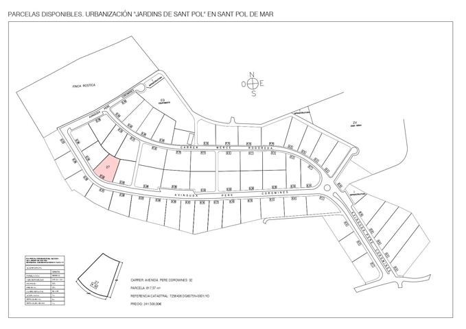 🏡 TERRENO URBANO EN VENTA – SANT POL DE MAR (ELS JARDINS DE SANT POL) 🌊 photo 0