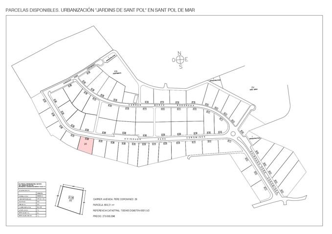 🏡 TERRENO URBANO EN VENTA – SANT POL DE MAR (ELS JARDINS DE SANT POL) 🌊 photo 0