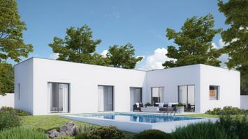 En venta casa unifamiliar a construir en calle Olot de Palau Solità i Plegamans. photo 0