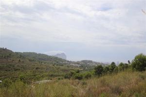 Parcela con vistas a Calpe, al Peñón y al mar. photo 0