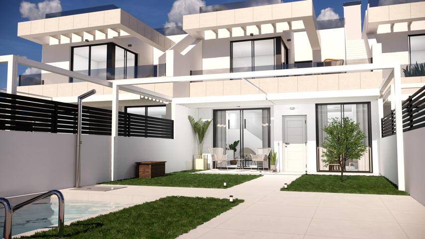 Villa pareada energéticamente eficiente de 3 dormitorios, 2,5 baños, con gran solárium y opción a piscina en Rojales photo 0