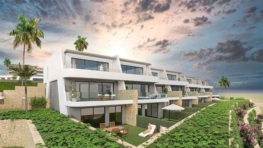 Apartamentos de nueva construcción con vistas al mar Mediterráneo y al skyline de Benidorm. photo 0