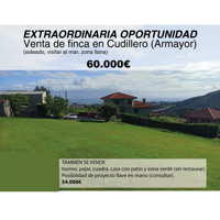 FINCA EN VENTA EDIFICABLE VISTAS AL MAR CUDILLERO photo 0