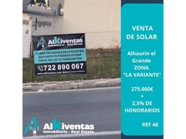 REF 46 Venta de Solar en Alhaurin el Grande Zona la Variante photo 0