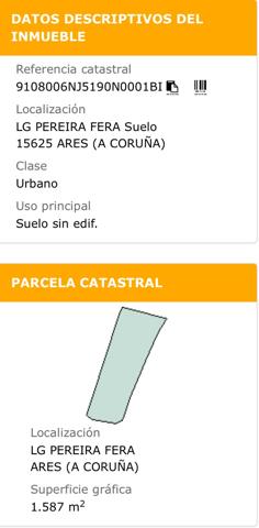 Terreno Urbanizable En venta en Lg Pereira Fera. Ares (la Coruña), Ares photo 0