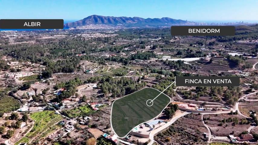 Finca rústica con proyecto y licencia de construcción en La Nucia photo 0