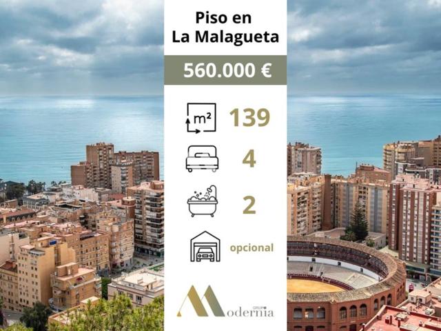 Piso en venta en La Malagueta-Monte Sancha photo 0