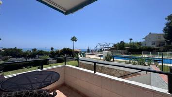 Apartamento bajo de 1 dormitorio con plenas VISTAS AL MAR, en La Cala de Mijas, terraza y piscina! photo 0