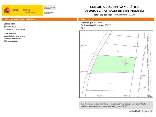 Terreno Urbanizable En venta en Ronda Coruña, 45, Curtis photo 0