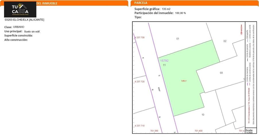 Terreno Urbanizable En venta en Centro, Elche photo 0