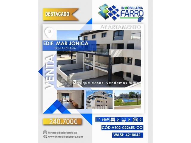 SE VENDE PISO EN EDIFICIO MAR JÓNICA, DÉNIA - ESPAÑA VE02-0226ES-CO photo 0