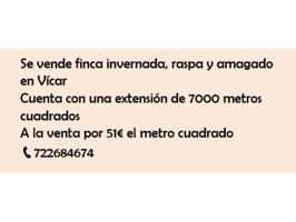 Se vende finca invernada en Vícar photo 0