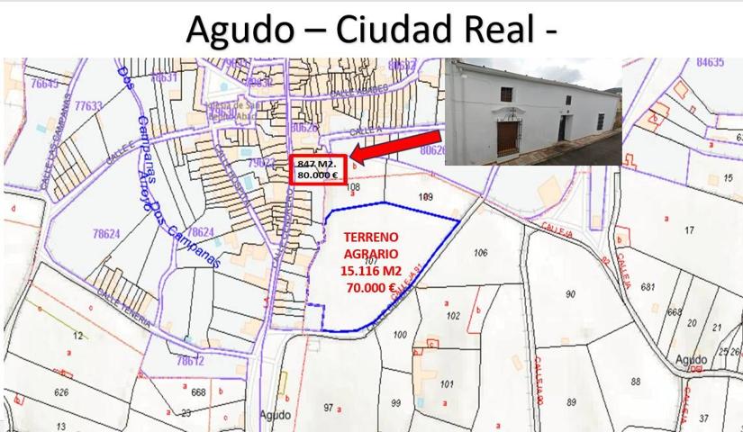 Terreno Urbanizable En venta en Paraje Del Moral. Parcela 107 Poligono 3, Agudo photo 0