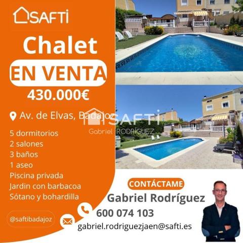 ¡Gran chalet en venta junto al Centro Comercial El Faro, Badajoz! (Zona Av. de Elvas) photo 0