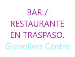 Restaurante en pleno rendimiento. Centro Granollers. photo 0