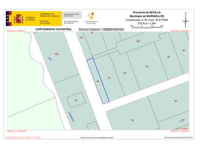 Terreno en venta en BURGUILLOS de 1265 m2 photo 0