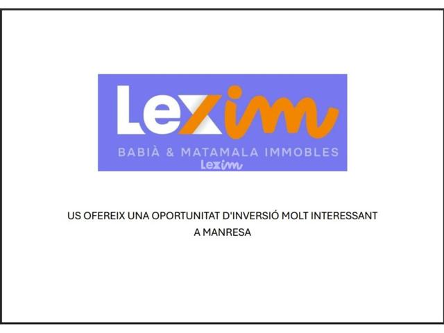 TERRENOS EDIFICABLES EN EL BARRIO DE LA SAGRADA FAMILIA - MANRESA photo 0