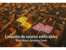 🏗️ CONJUNTO DE SOLARES EDIFICABLES EN PLENO CENTRO URBANO DE BEMBIBRE (LEÓN) photo 0
